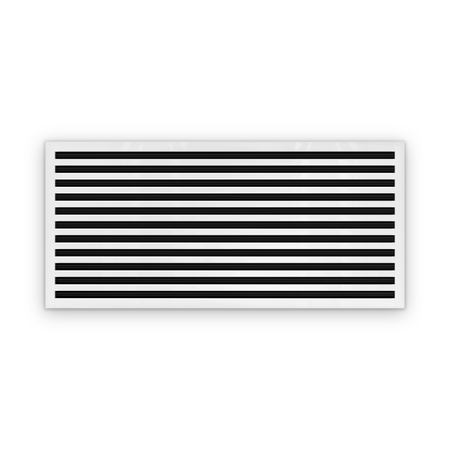 Cryptic Slot 11 slot linear slot diffuser, 48 inch, white