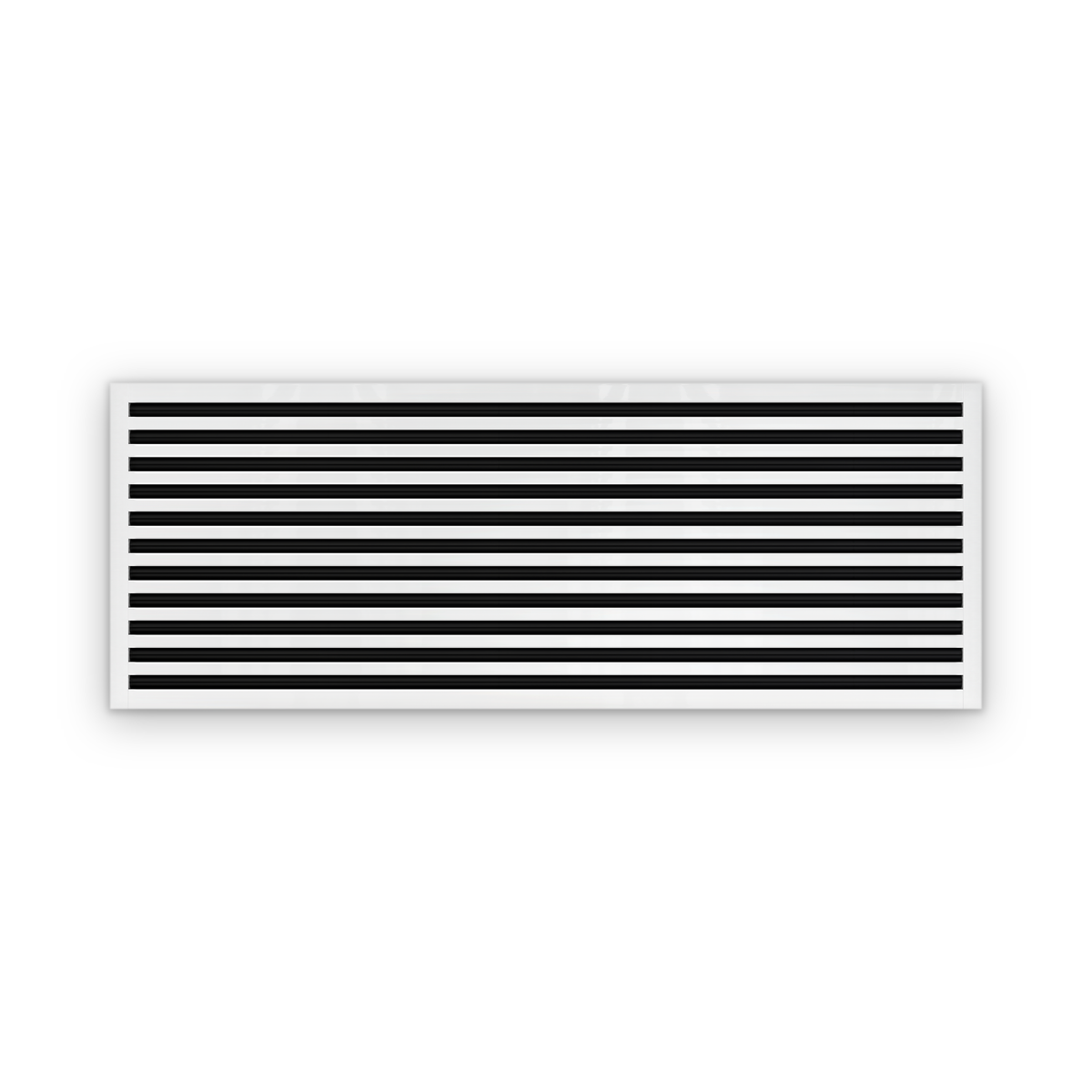 Cryptic Slot 11 slot linear slot diffuser, 60 inch, white