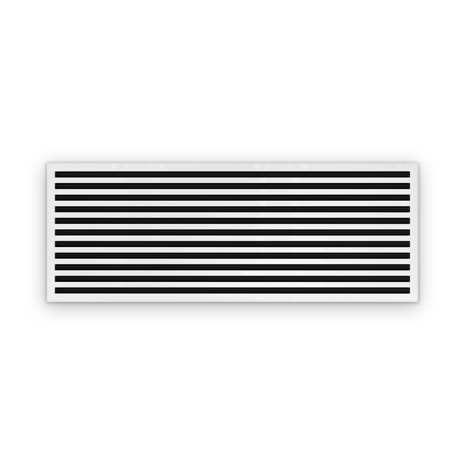Cryptic Slot 11 slot linear slot diffuser, 60 inch, white