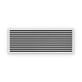 Cryptic Slot 11 slot linear slot diffuser, 60 inch, white