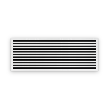 Cryptic Slot 11 slot linear slot diffuser, 60 inch, white