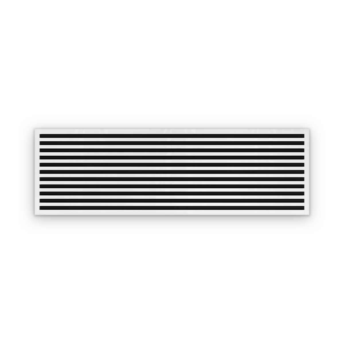 Cryptic Slot 11 slot linear slot diffuser, 72 inch, white