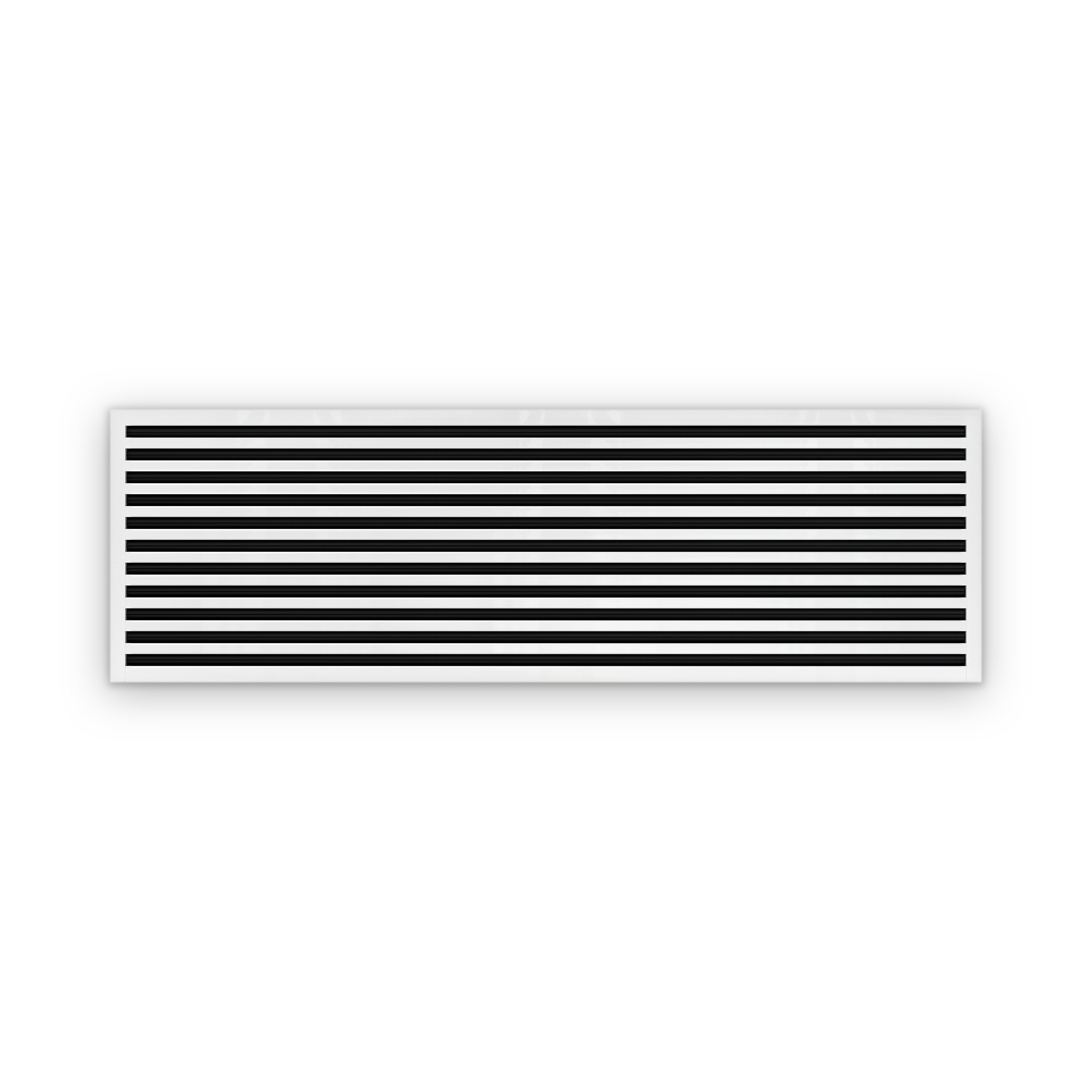 Cryptic Slot 11 slot linear slot diffuser, 72 inch, white
