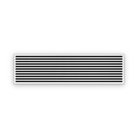 Cryptic Slot 11 slot linear slot diffuser, 84 inch, white