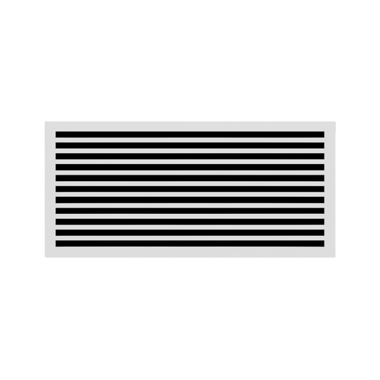CRYPTIC - 24" Linear Slot Diffuser - 12 Slot -  Modern Air Vent Cover for Ceiling, Wall or Floor