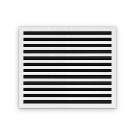 Cryptic Slot 12 slot linear slot diffuser, 28 inch, white