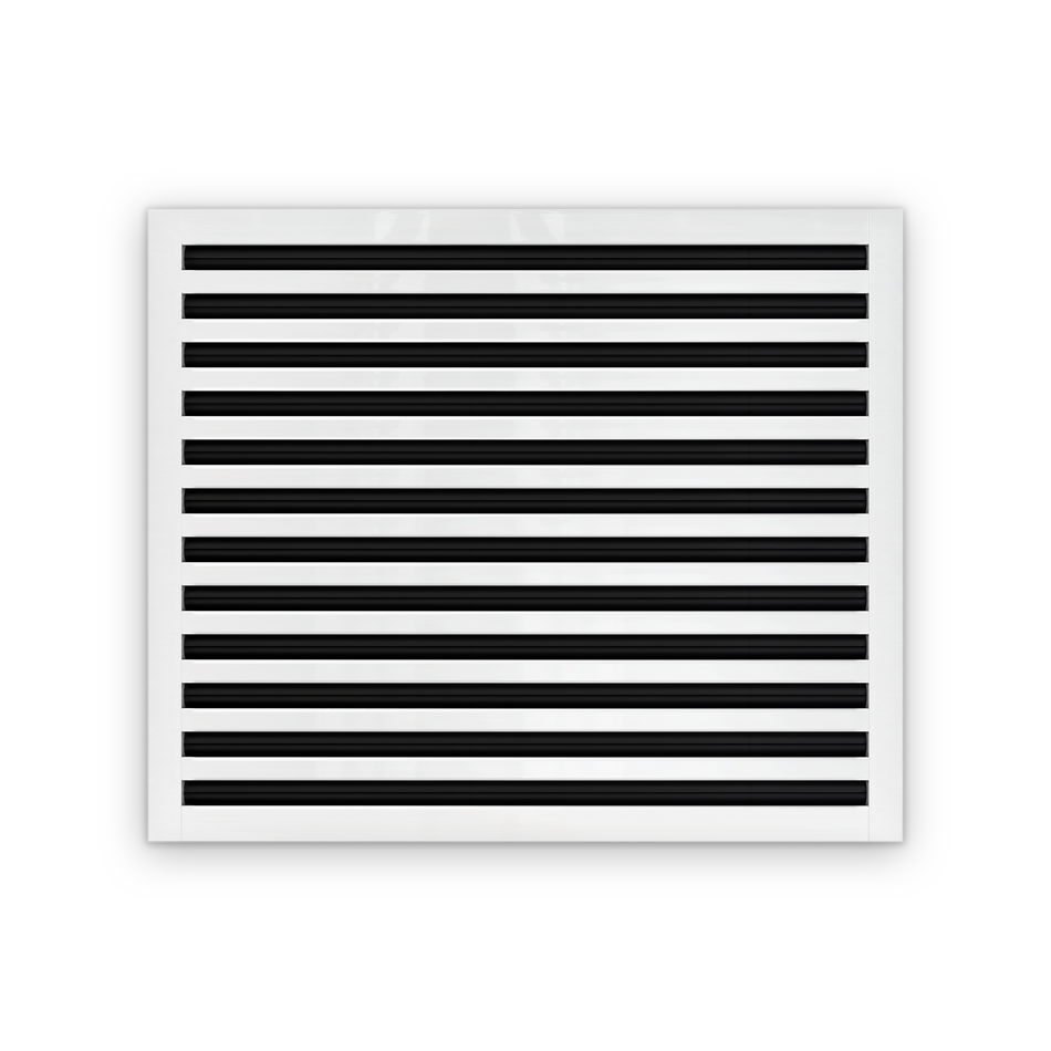 Cryptic Slot 12 slot linear slot diffuser, 28 inch, white