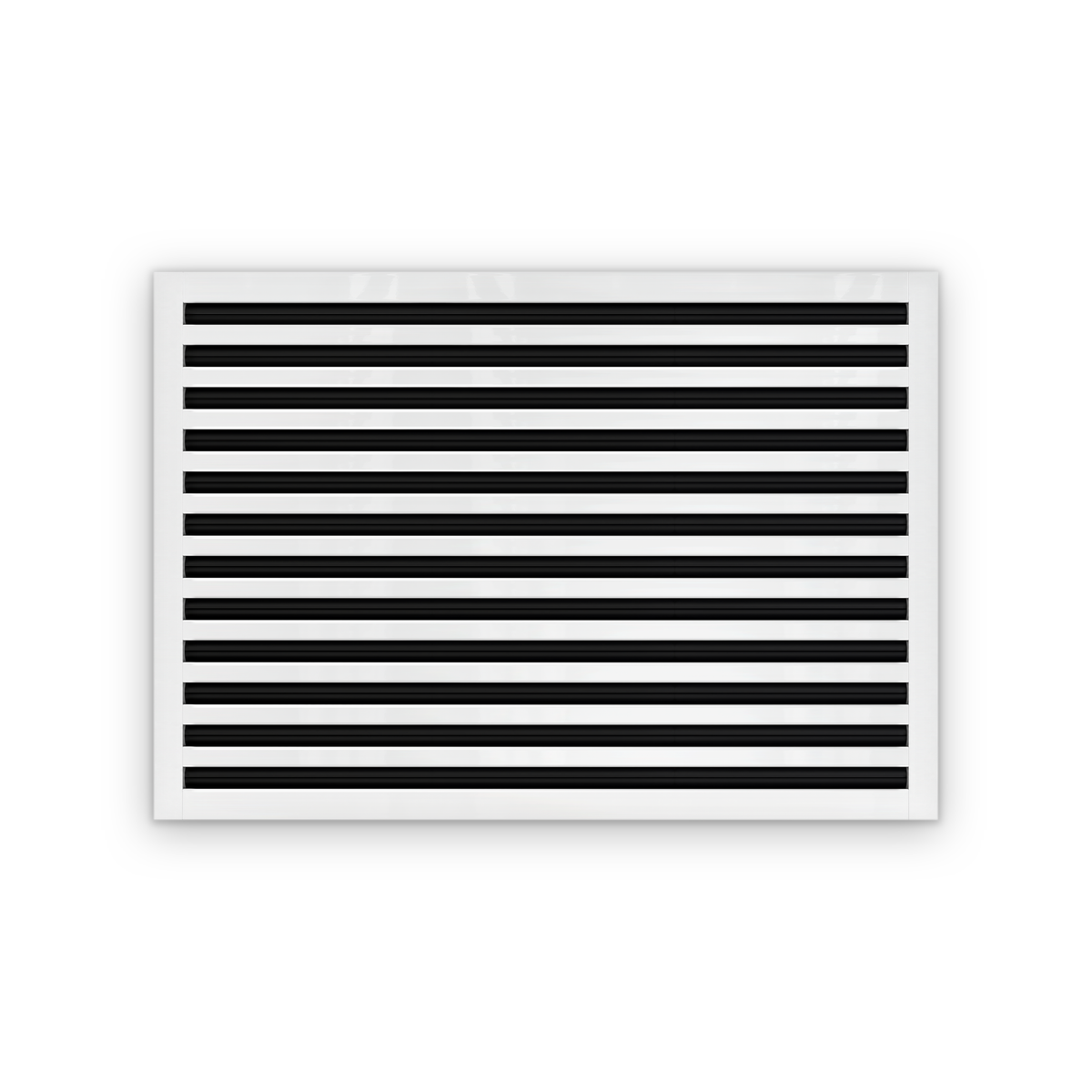 Cryptic Slot 12 slot linear slot diffuser, 34 inch, white