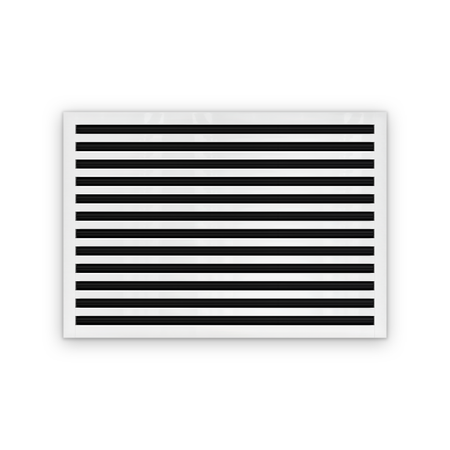 Cryptic Slot 12 slot linear slot diffuser, 34 inch, white