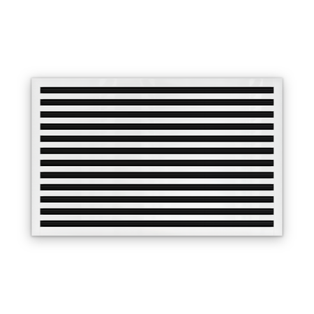 Cryptic Slot 12 slot linear slot diffuser, 38 inch, white