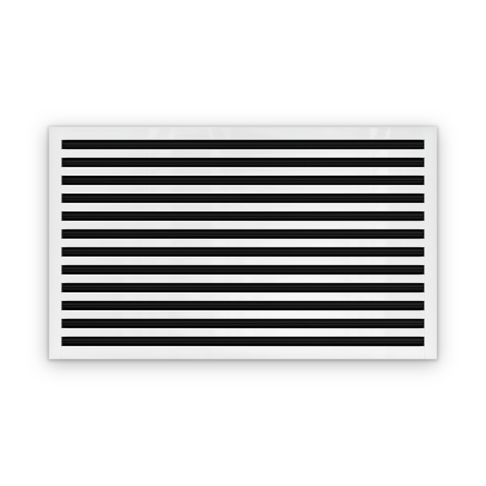 Cryptic Slot 12 slot linear slot diffuser, 40 inch, white