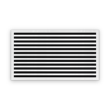Cryptic Slot 12 slot linear slot diffuser, 42 inch, white