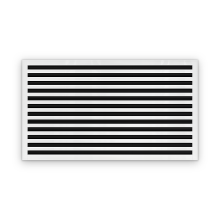 Cryptic Slot 12 slot linear slot diffuser, 42 inch, white