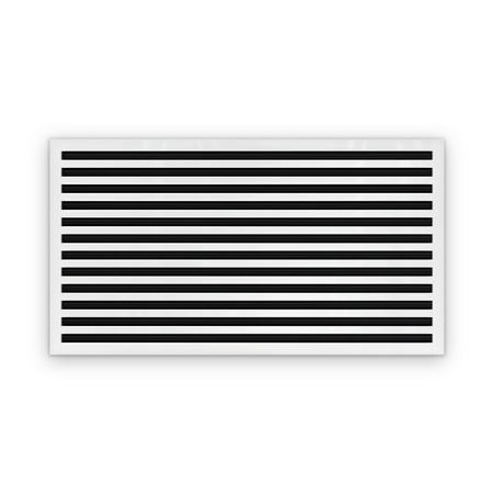 Cryptic Slot 12 slot linear slot diffuser, 44 inch, white