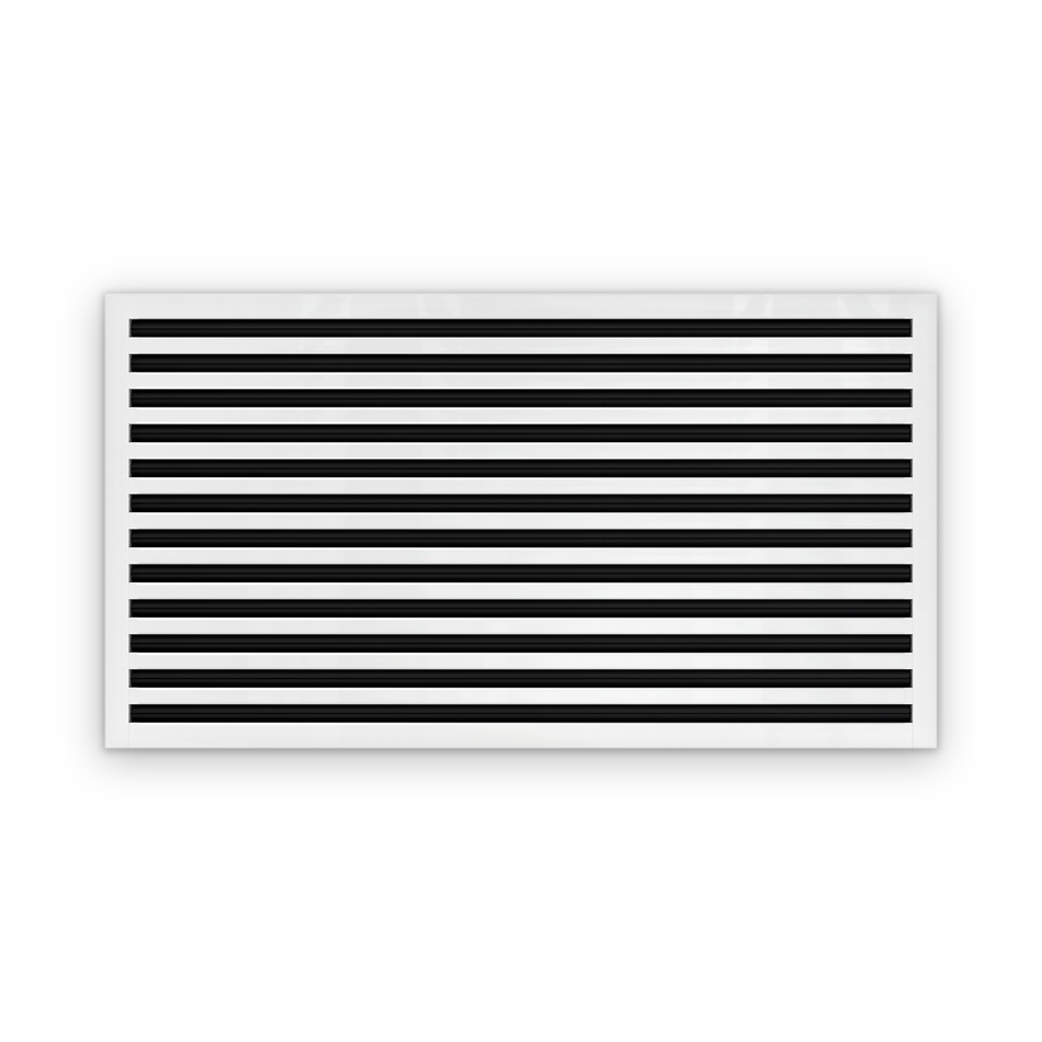 Cryptic Slot 12 slot linear slot diffuser, 44 inch, white