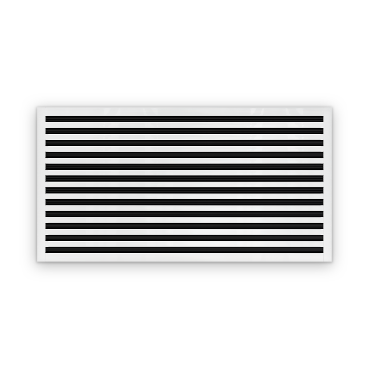 Cryptic Slot 12 slot linear slot diffuser, 46 inch, white
