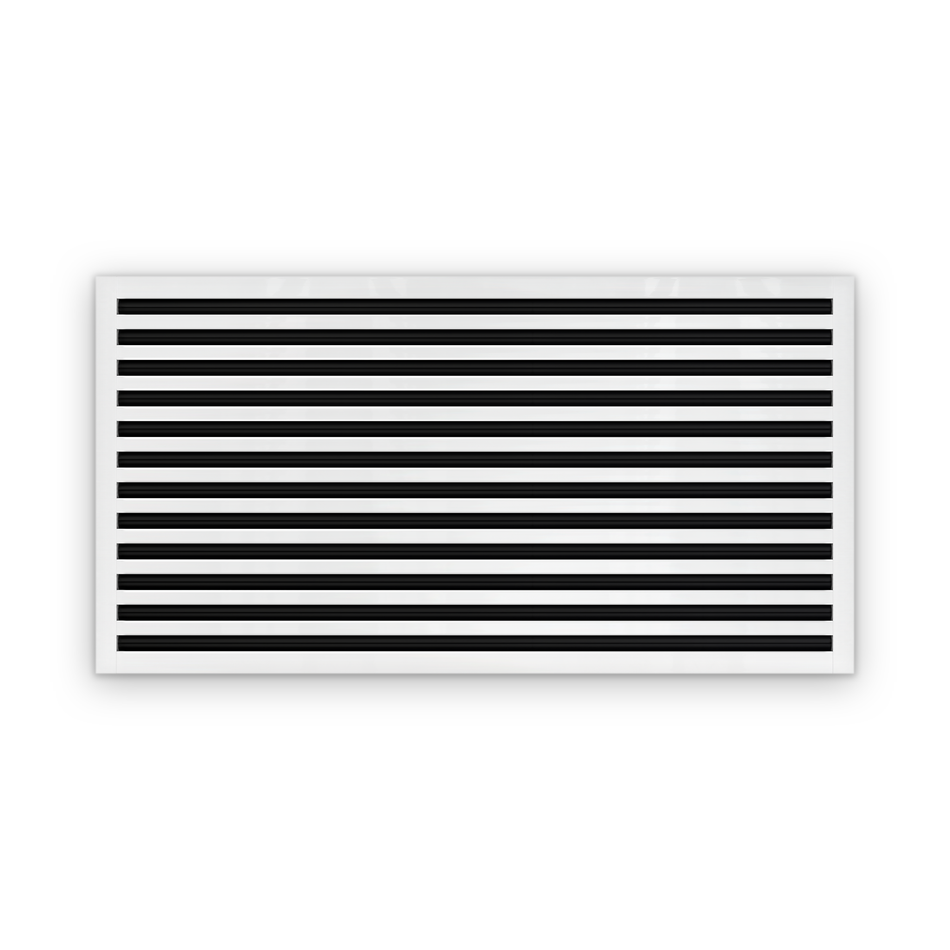Cryptic Slot 12 slot linear slot diffuser, 46 inch, white