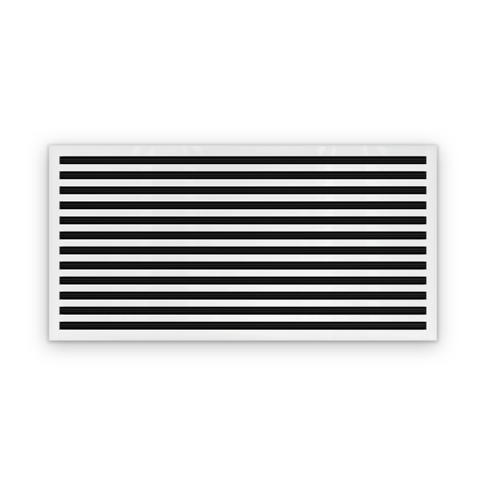 Cryptic Slot 12 slot linear slot diffuser, 48 inch, white