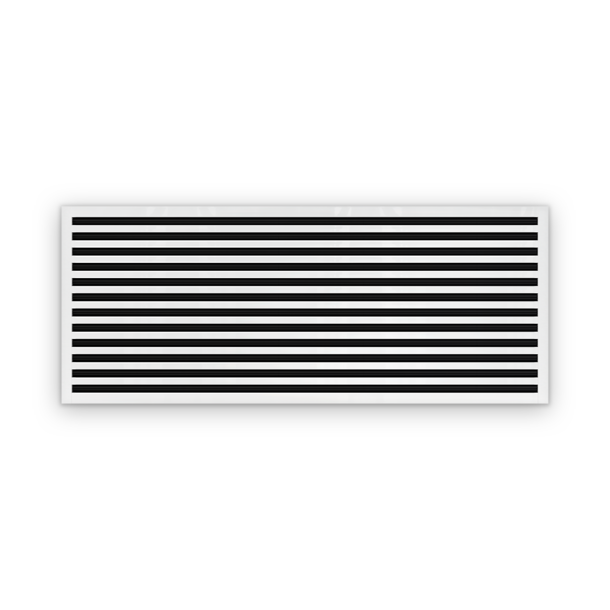 Cryptic Slot 12 slot linear slot diffuser, 60 inch, white
