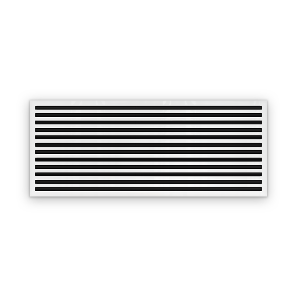 Cryptic Slot 12 slot linear slot diffuser, 60 inch, white
