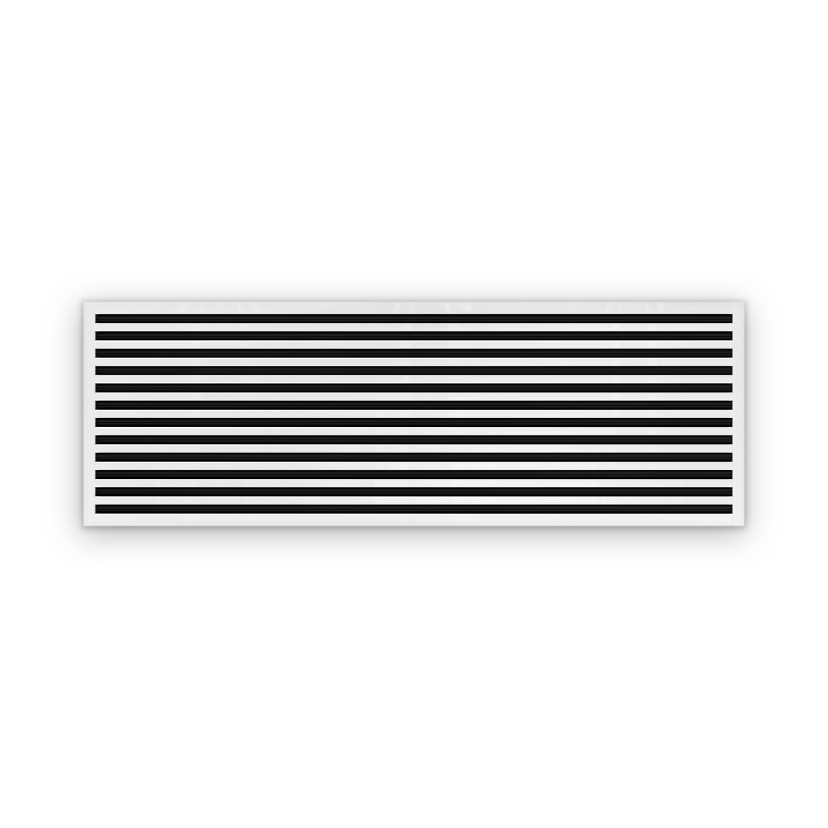 Cryptic Slot 12 slot linear slot diffuser, 72 inch, white