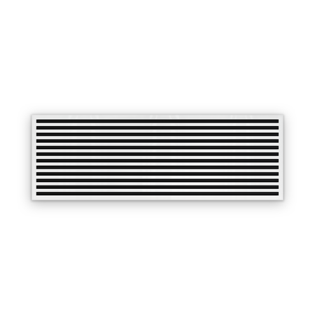 Cryptic Slot 12 slot linear slot diffuser, 72 inch, white