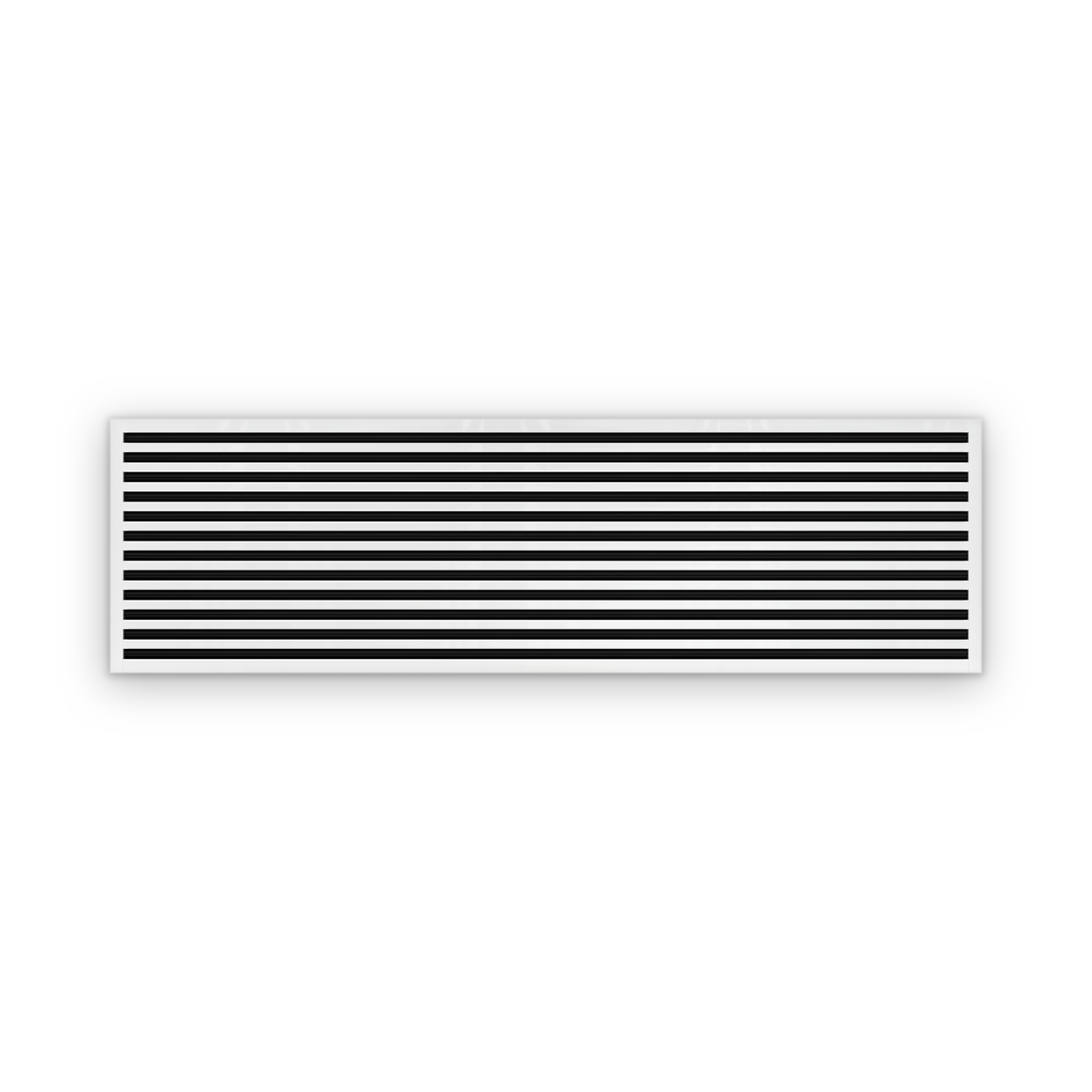 Cryptic Slot 12 slot linear slot diffuser, 84 inch, white
