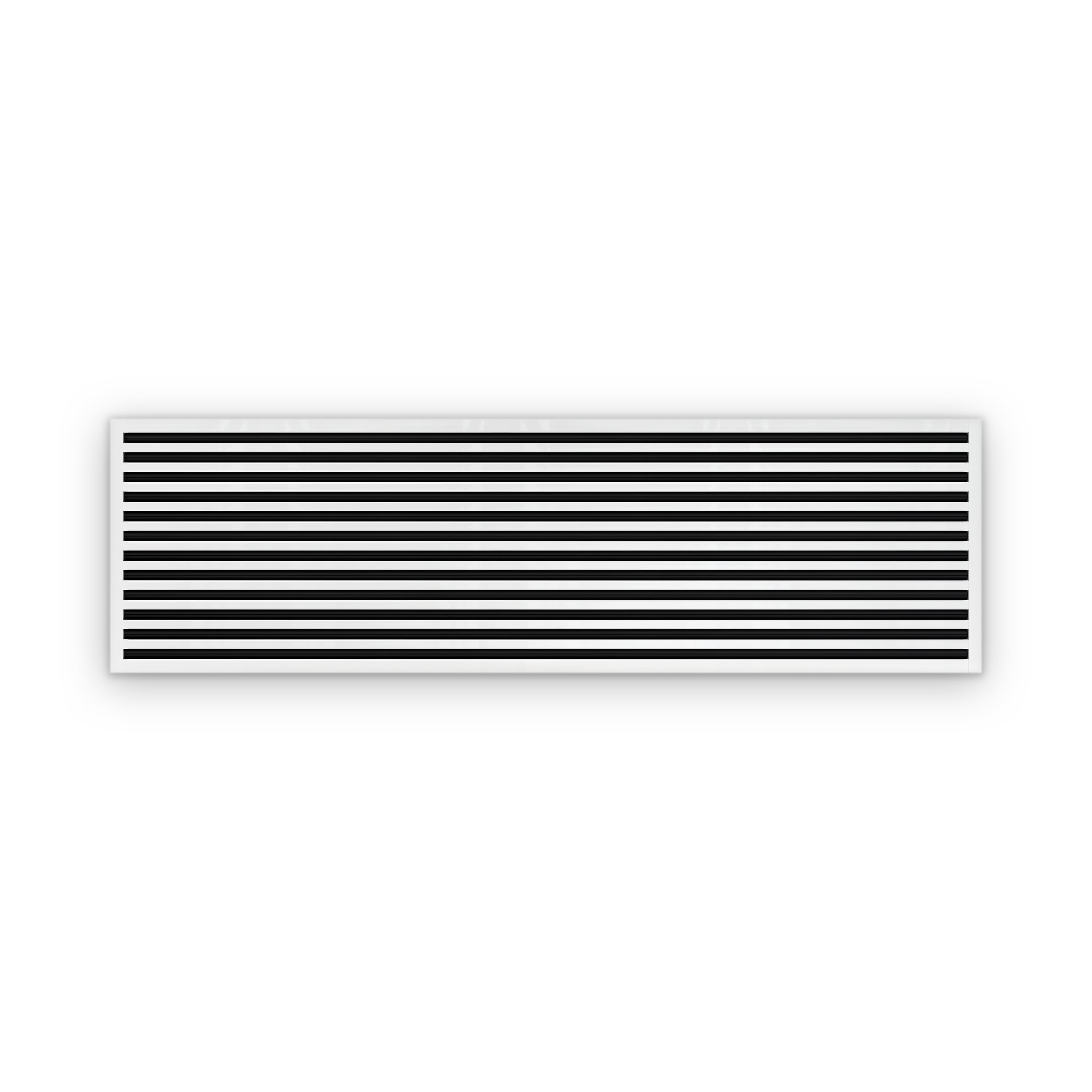 Cryptic Slot 12 slot linear slot diffuser, 84 inch, white