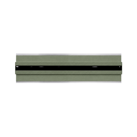 Cryptic Air Pro Mud-In Linear Slot Diffuser, 1 Slot, flush mount drywall vent cover, on white background.