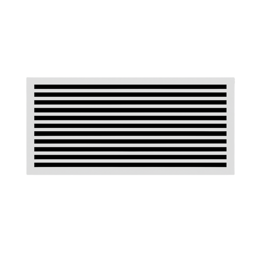 CRYPTIC - 22" Linear Slot Diffuser - 11 Slot - Modern Air Vent Cover for Ceiling, Wall or Floor