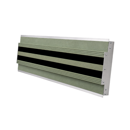 Cryptic Pro Mud-In Linear Slot Diffuser by Cryptic Air: 2 slot, flush mount drywall vent cover for new builds.