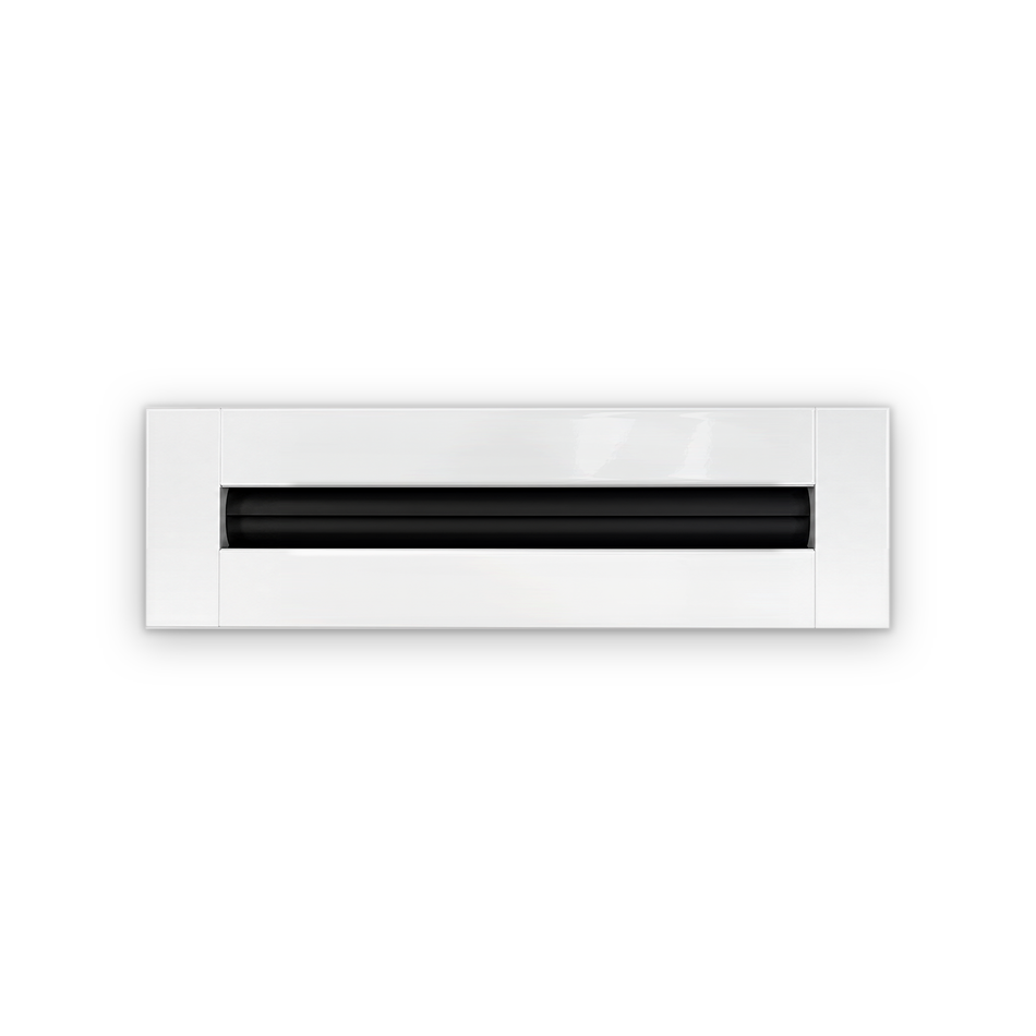 Cryptic Slot 1 slot linear slot diffuser, 10 inch, white