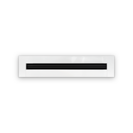 Cryptic Slot 1 slot linear slot diffuser, 14 inch, white
