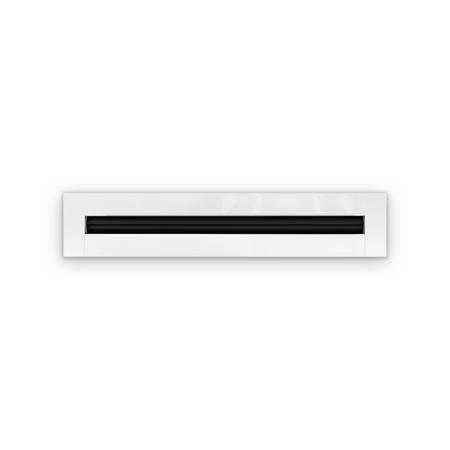 Cryptic Slot 1 slot linear slot diffuser, 16 inch, white