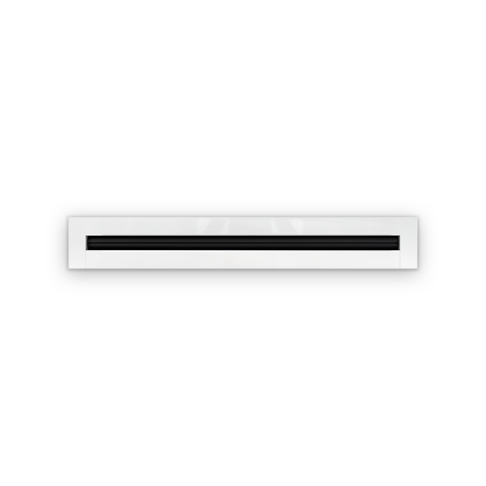 Cryptic Slot 1 slot linear slot diffuser, 22 inch, white
