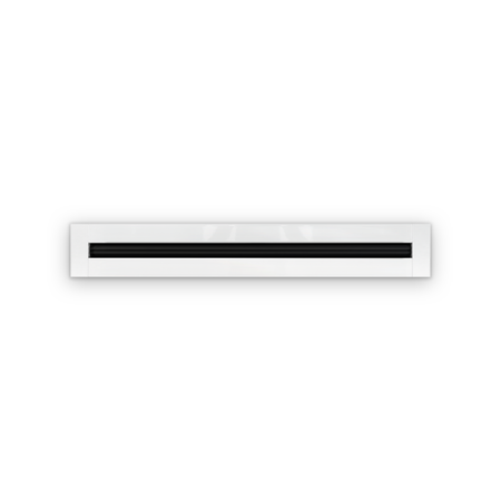 Cryptic Slot 1 slot linear slot diffuser, 22 inch, white