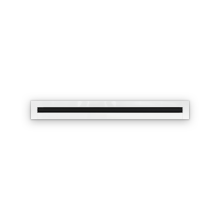 Cryptic Slot 1 slot linear slot diffuser, 28 inch, white