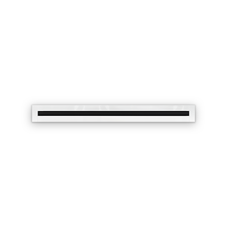 Cryptic Slot 1 slot linear slot diffuser, 32 inch, white
