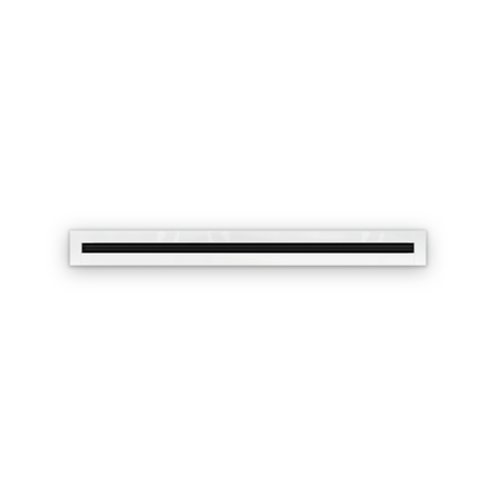 Cryptic Slot 1 slot linear slot diffuser, 34 inch, white