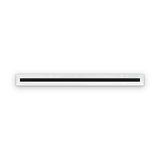 Cryptic Slot 1 slot linear slot diffuser, 38 inch, white