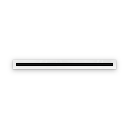 Cryptic Slot 1 slot linear slot diffuser, 38 inch, white