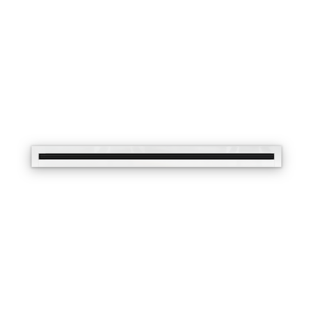 Cryptic Slot 1 slot linear slot diffuser, 40 inch, white