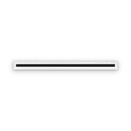 Cryptic Slot 1 slot linear slot diffuser, 42 inch, white