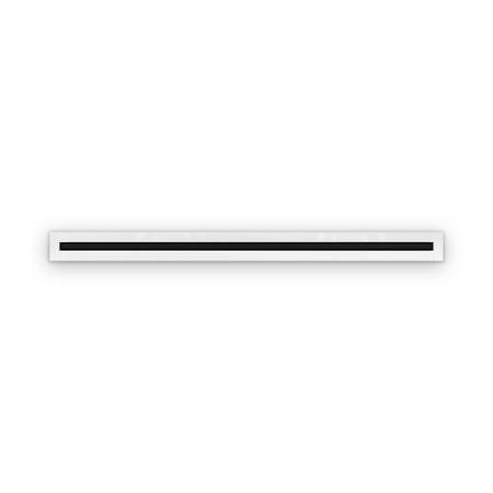 Cryptic Slot 1 slot linear slot diffuser, 46 inch, white