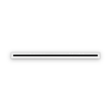 Cryptic Slot 1 slot linear slot diffuser, 48 inch, white