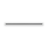 Cryptic Slot 1 slot linear slot diffuser, 60 inch, white