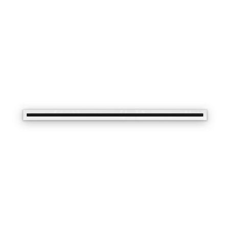 Cryptic Slot 1 slot linear slot diffuser, 60 inch, white
