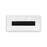 Cryptic Slot 1 slot linear slot diffuser, 6 inch, white