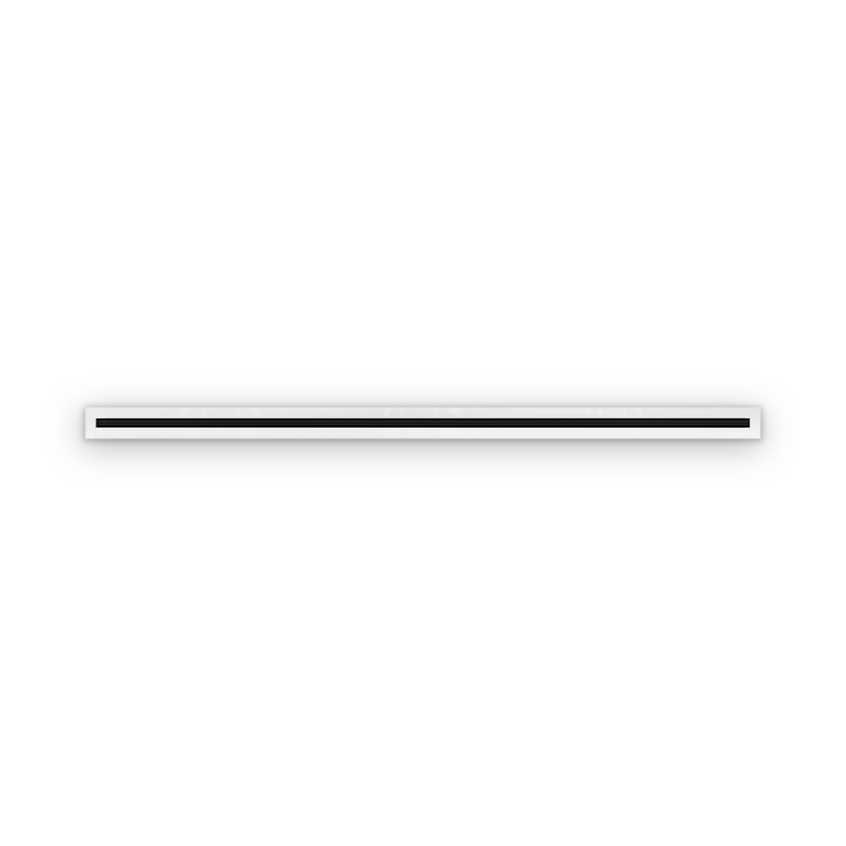Cryptic Slot 1 slot linear slot diffuser, 72 inch, white