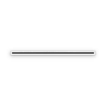 Cryptic Slot 1 slot linear slot diffuser, 72 inch, white